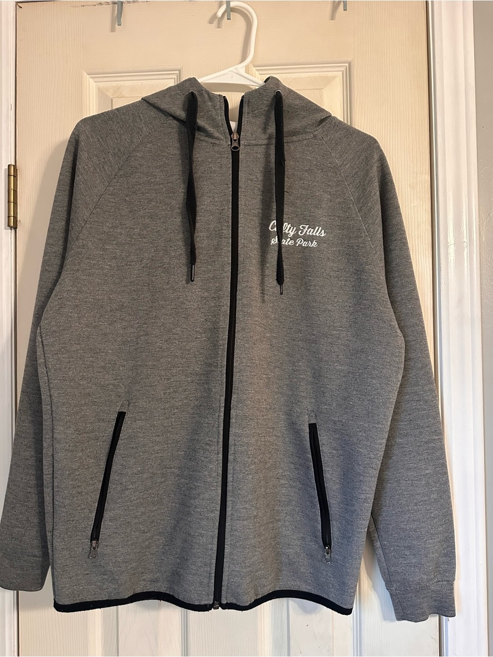 Grey Clifty Falls Zip-Up Jacket